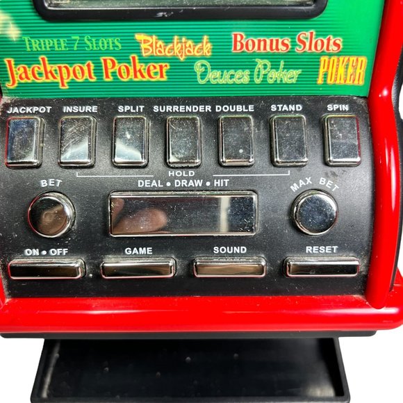 THE SHARPER IMAGE 6 in 1 Tabletop VEGAS Electronic Game - Picture 3 of 8